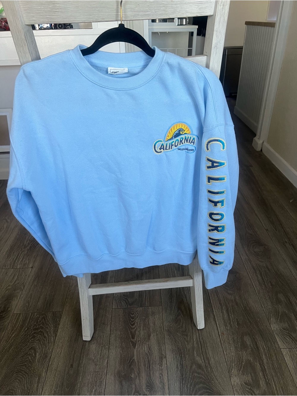 Reflex Light Blue California Crewneck Sweatshirt